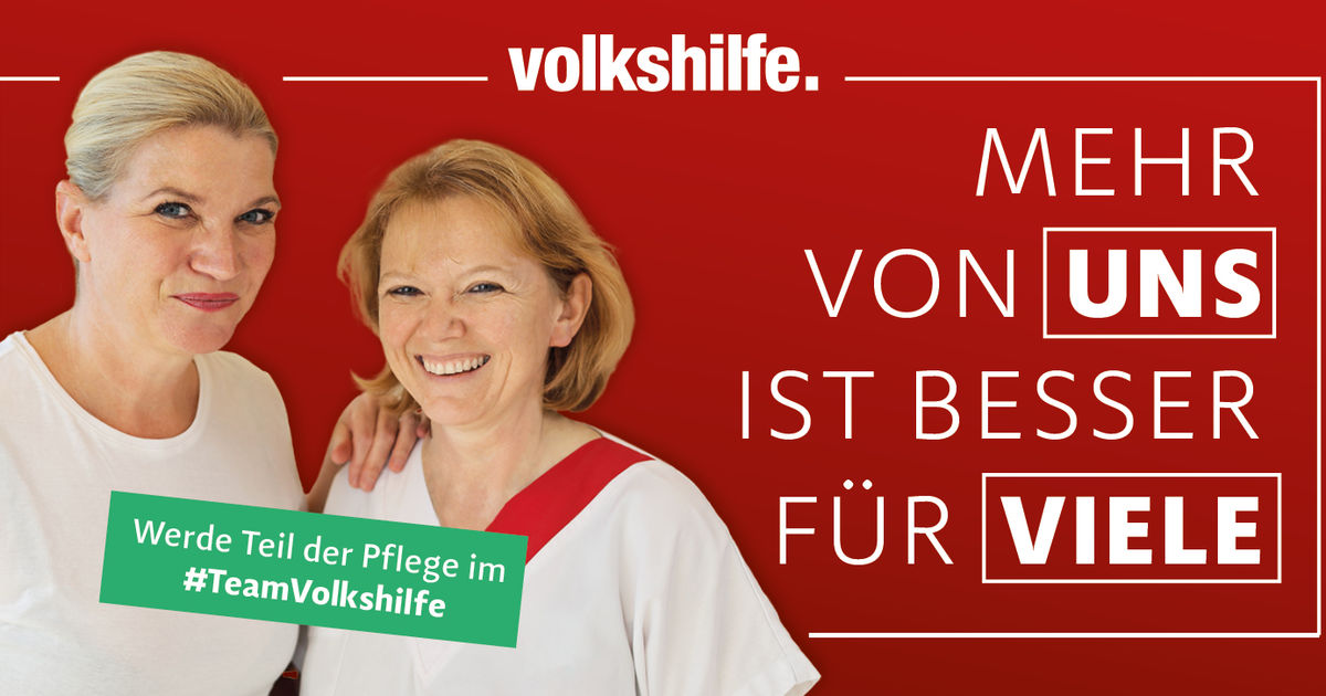 Pflege Zuhause - Volkshilfe